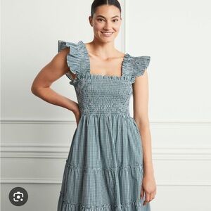 Hill House Home Ellie Nap Dress - Emerald Gingham